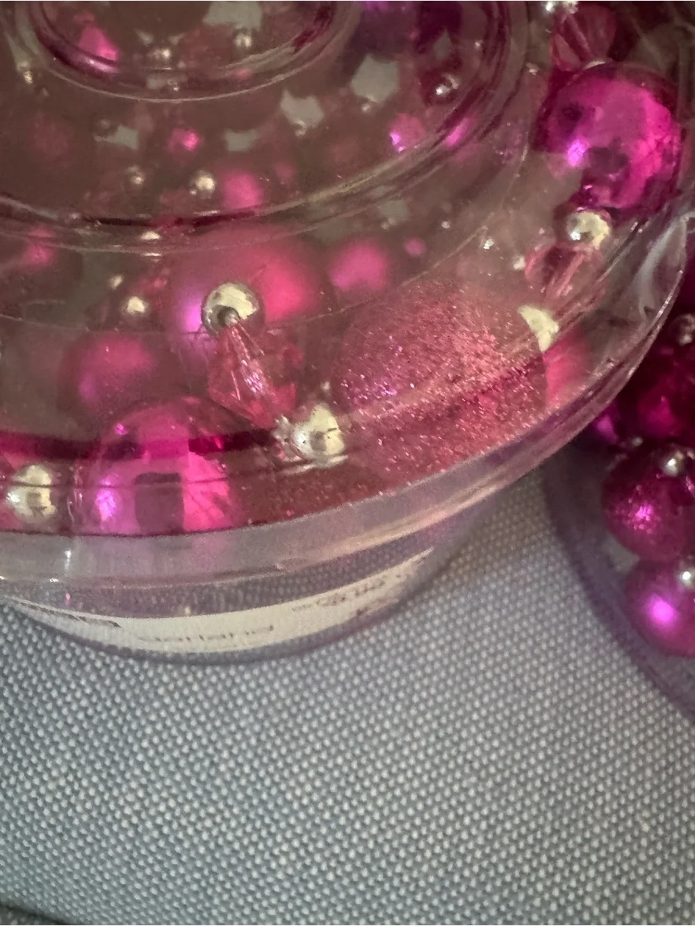 Target Hot Pink Shiny & Bright Christmas Ornament and Garland Set